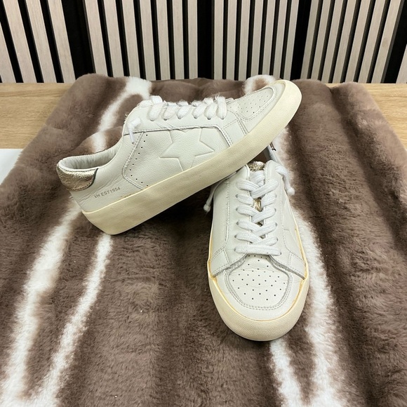 Havana Shoes - HAVANA White Low-Top Sneakers, Sz 7.5